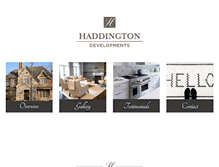 Tablet Screenshot of haddington.com